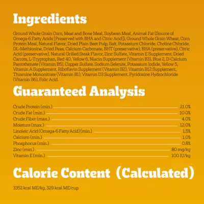 Pedigree® Complete Nutrition Adult Dry Dog Food - Steak & Vegetables - Image 9