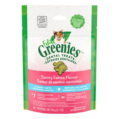 Product Feline Greenies Savory Salmon Flavor Dental Cat Treats