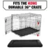KONG® Durable Crate Dog Mat Black & Olive 23 inch - 48 inch image thumbnail 6