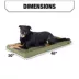 KONG® Durable Crate Dog Mat Black & Olive 23 inch - 48 inch image thumbnail 3