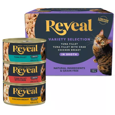 Product Reveal Limited Ingredient All Life Stage Wet Cat Food - Grain Free, 2.47 Oz., 12 Count