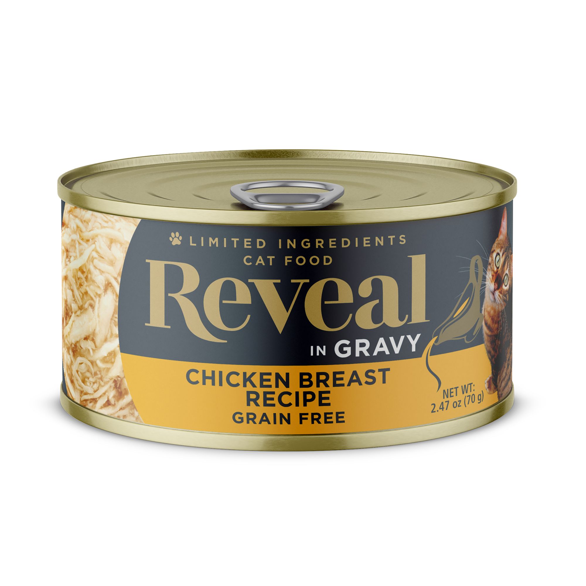 Reveal Limited Ingredient All Life Stage Wet Cat Food in Gravy Grain Free 2.47 oz