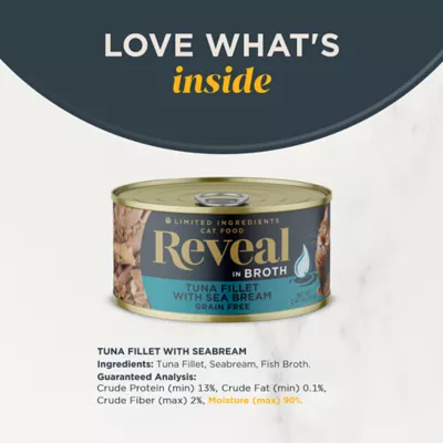 Reveal All Life Stage Wet Cat Food in Broth - 2.47 Oz, Limited Ingredient, Grain Free - Image 3