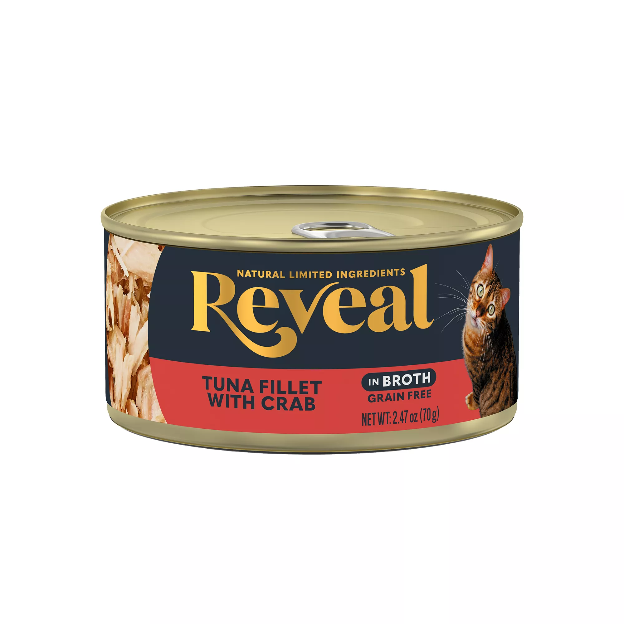 Reveal All Life Stage Wet Cat Food in Broth - 2.47 Oz, Limited Ingredient, Grain Free