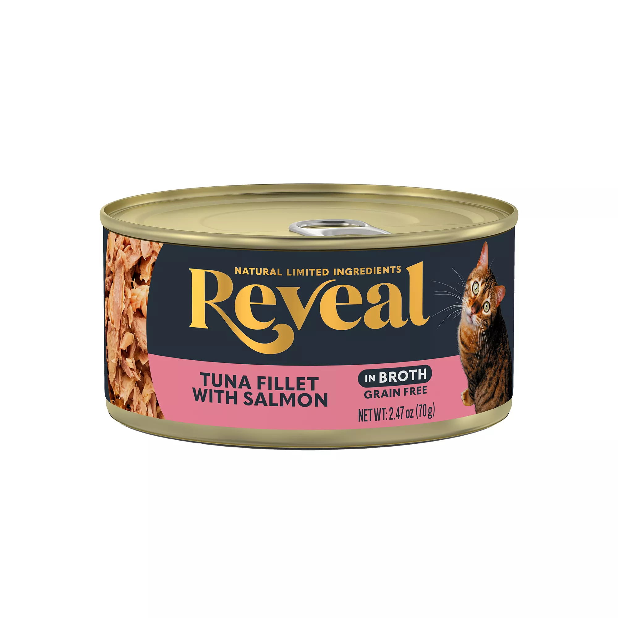 Reveal All Life Stage Wet Cat Food in Broth - 2.47 Oz, Limited Ingredient, Grain Free