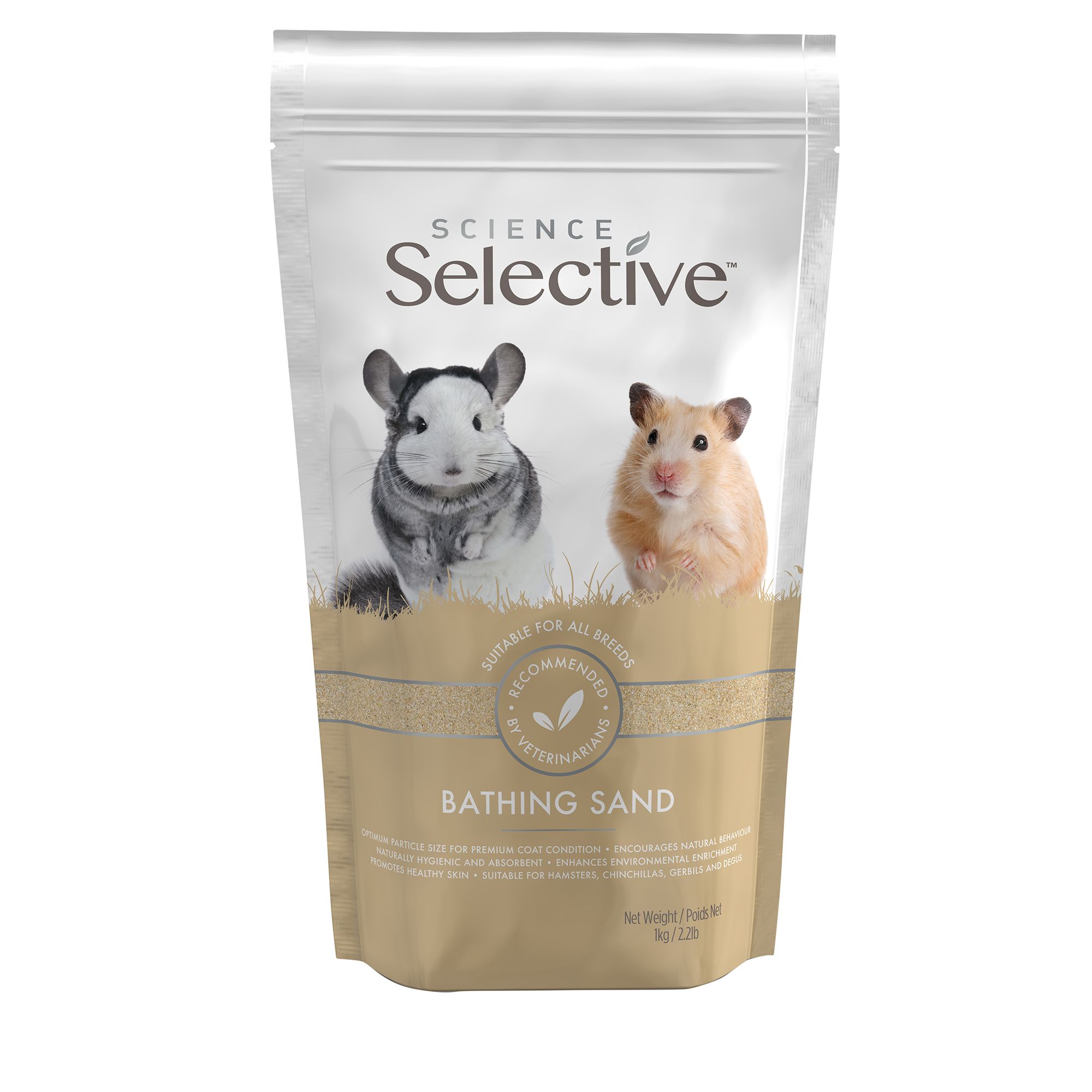 Hamster or Gerbil Bathing Sand 4.5 Lbs All Natural 