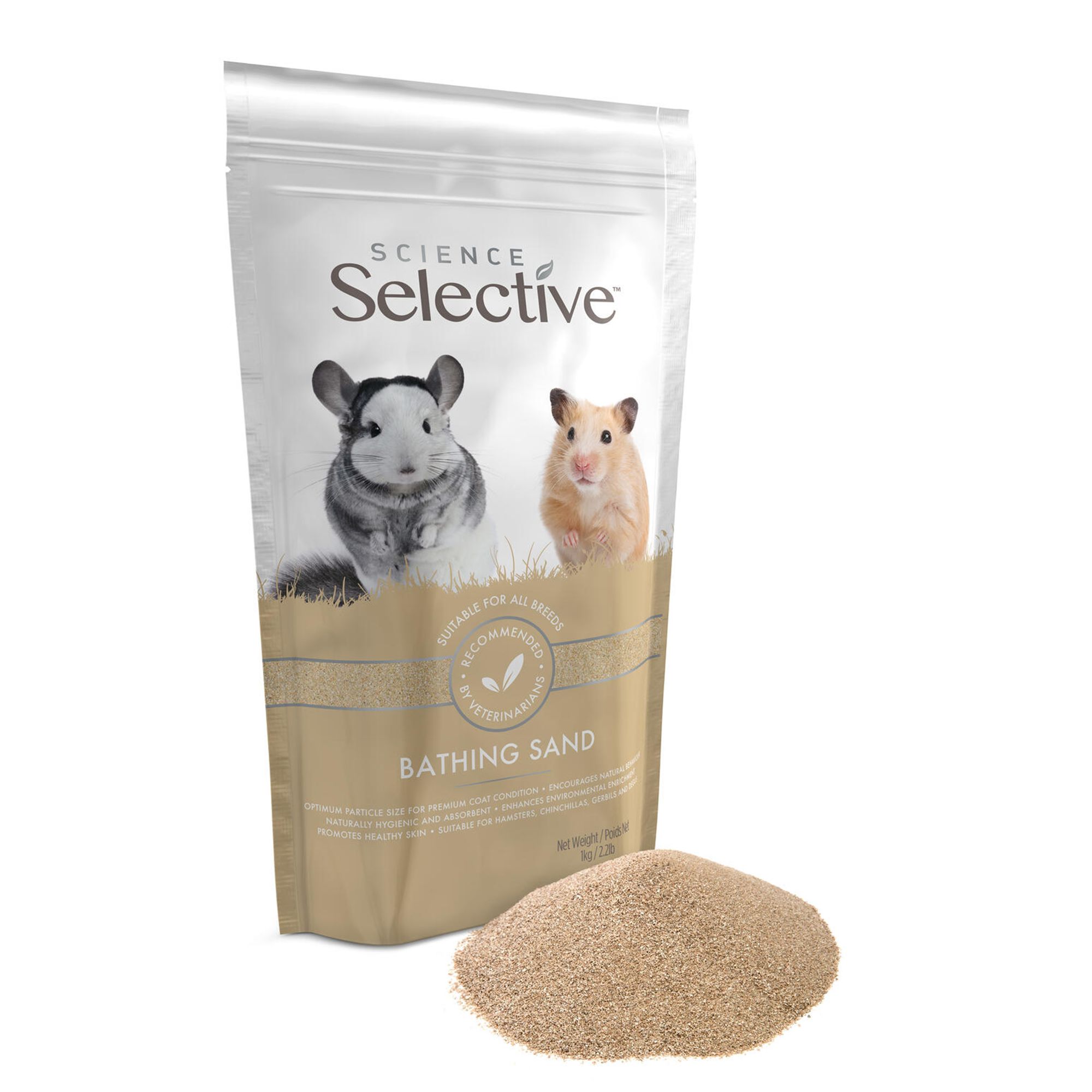 Science Selective Bathing Sand Small Pet Dust Bath Grooming Supply - thumbnail 2