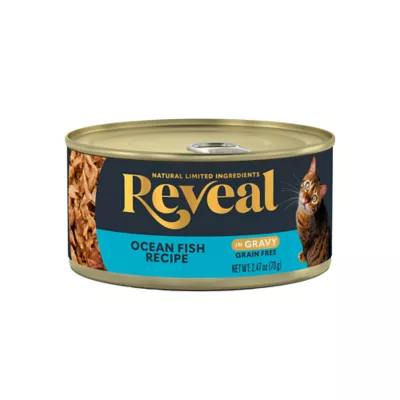 Product Reveal Limited Ingredient All Life Stage Wet Cat Food in Gravy - Grain Free, 2.47 oz
