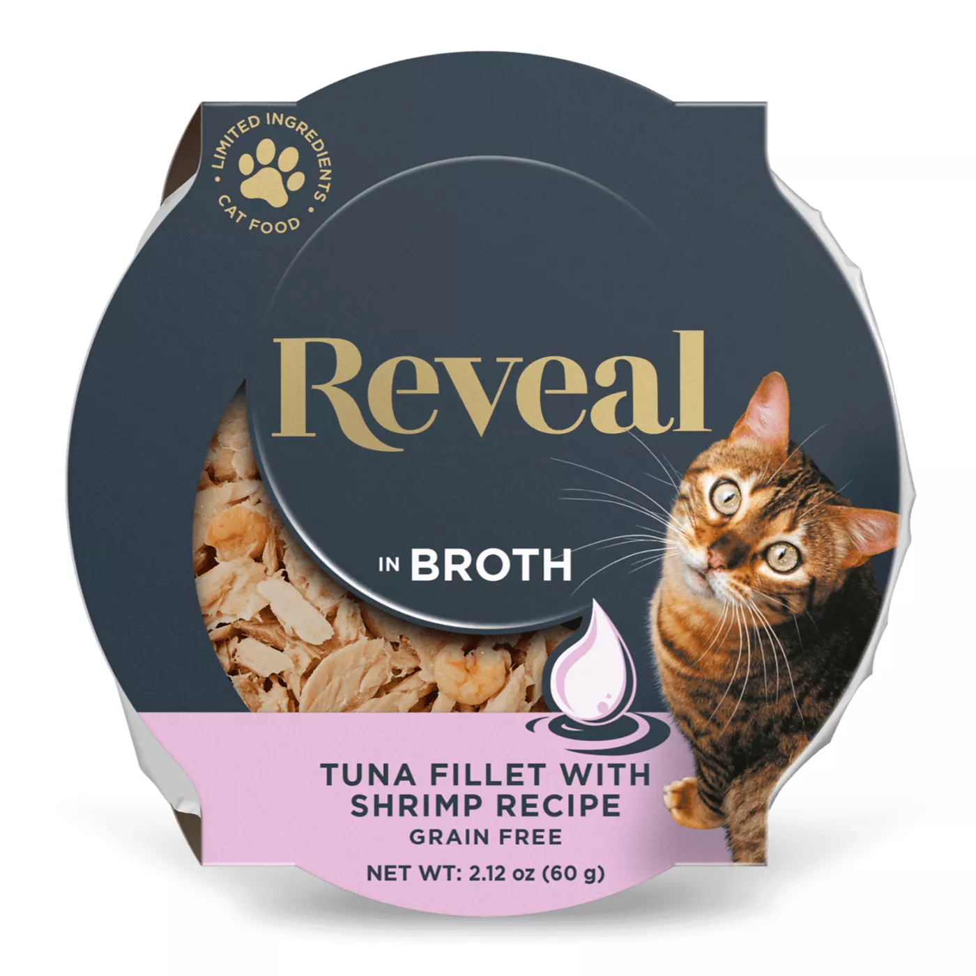 Reveal Limited Ingredient All Life Stage Wet Cat Food Cup Grain Free 2.12 oz