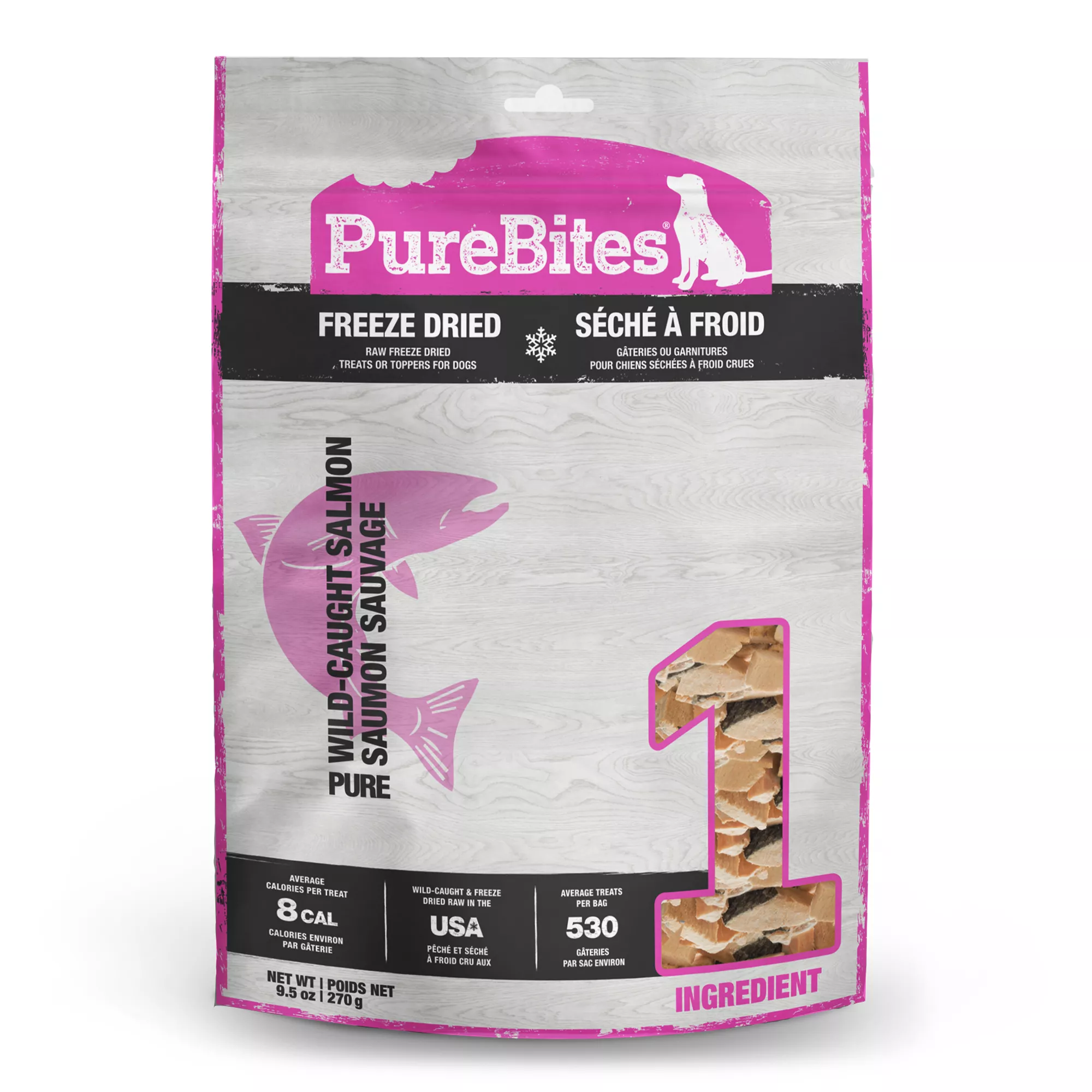 PureBites Salmon Freeze Dried Dog Treats