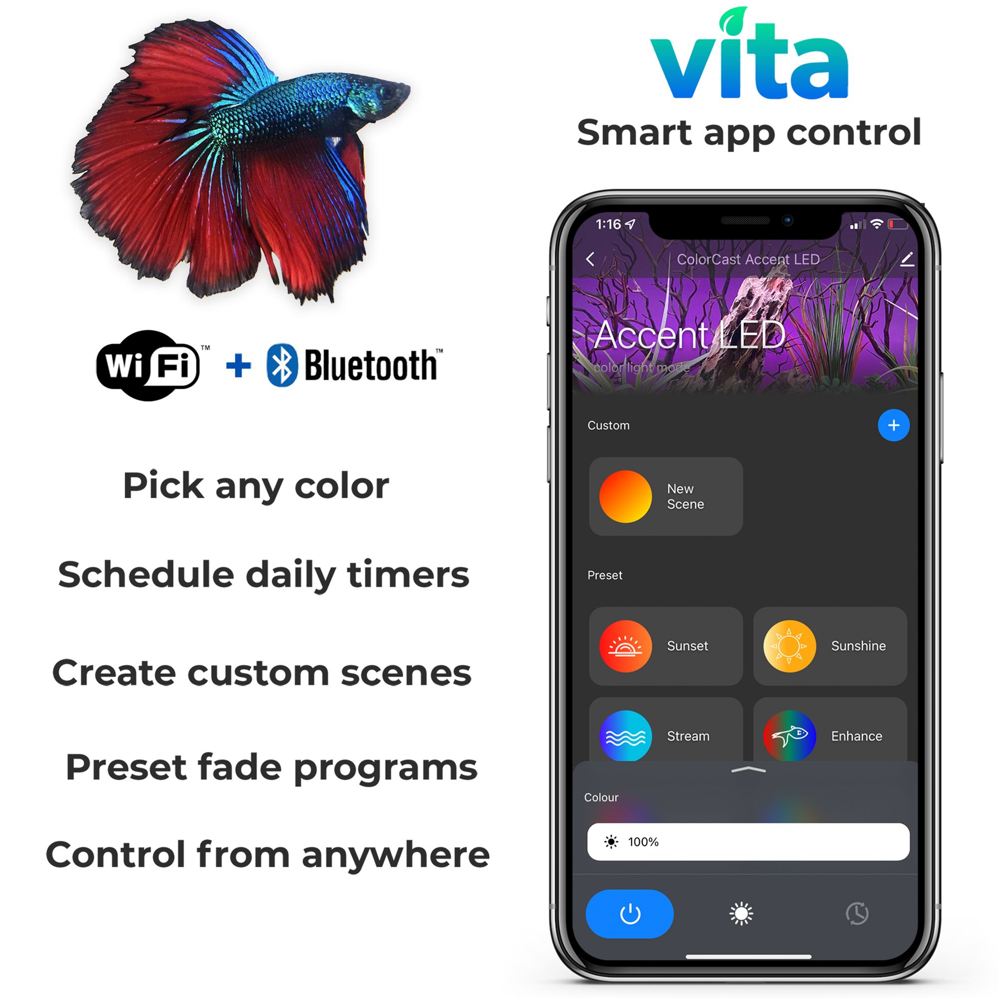 Current USA ColorCast Accent LED Light for Fish Tanks - thumbnail 3