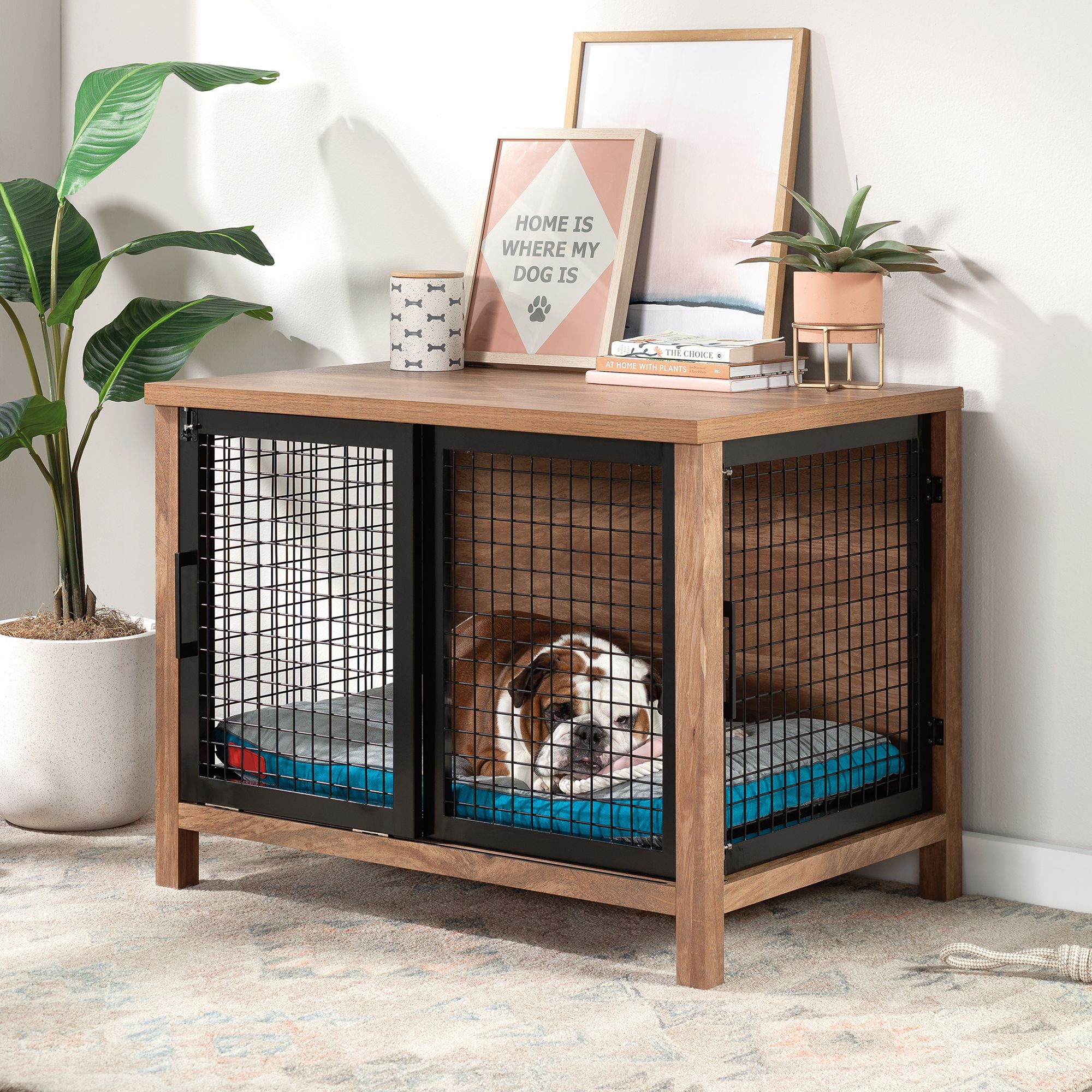 Sauder Wood Dog Crate