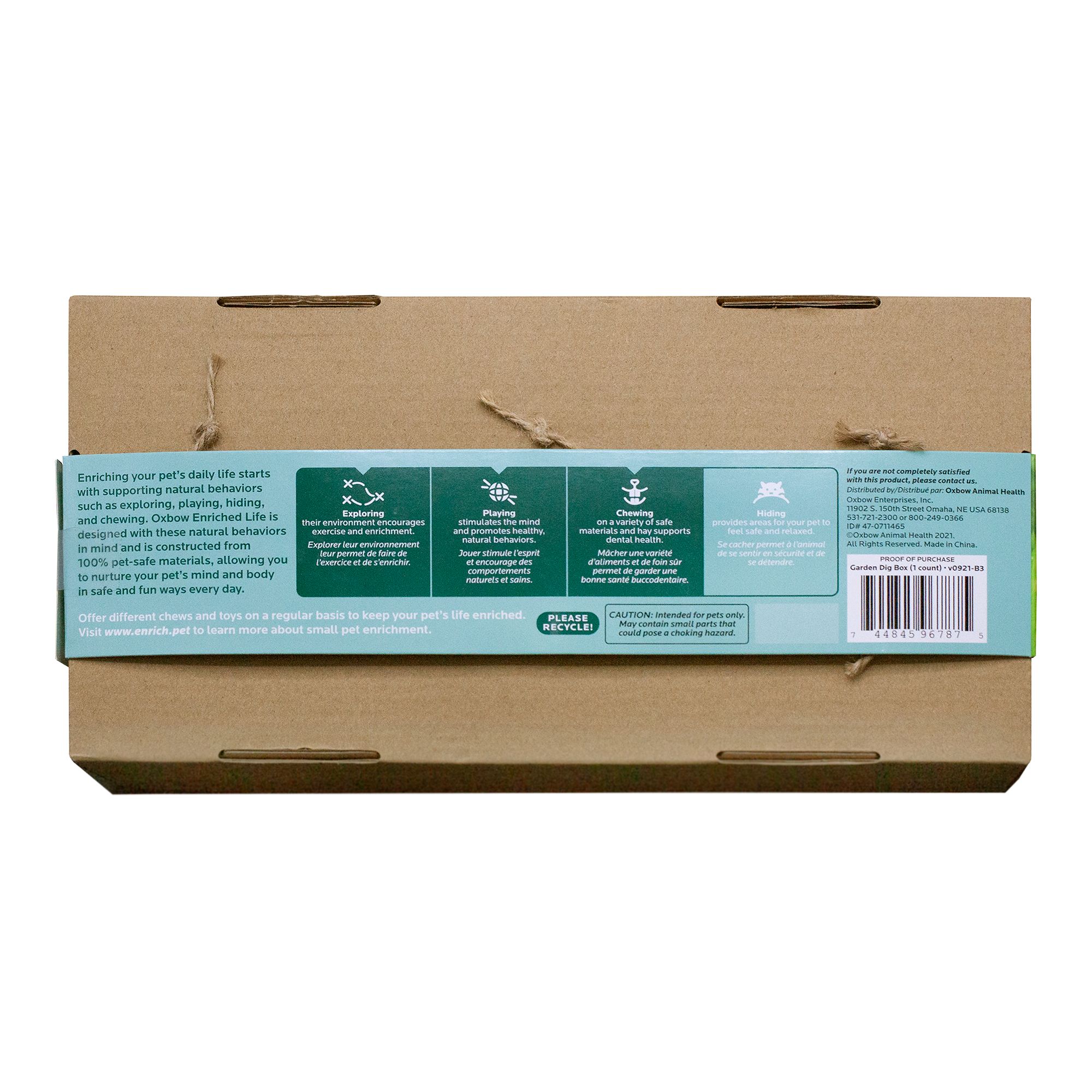 Oxbow Enriched Life Small Pet Garden Dig Box Foraging Dig Box - thumbnail 2