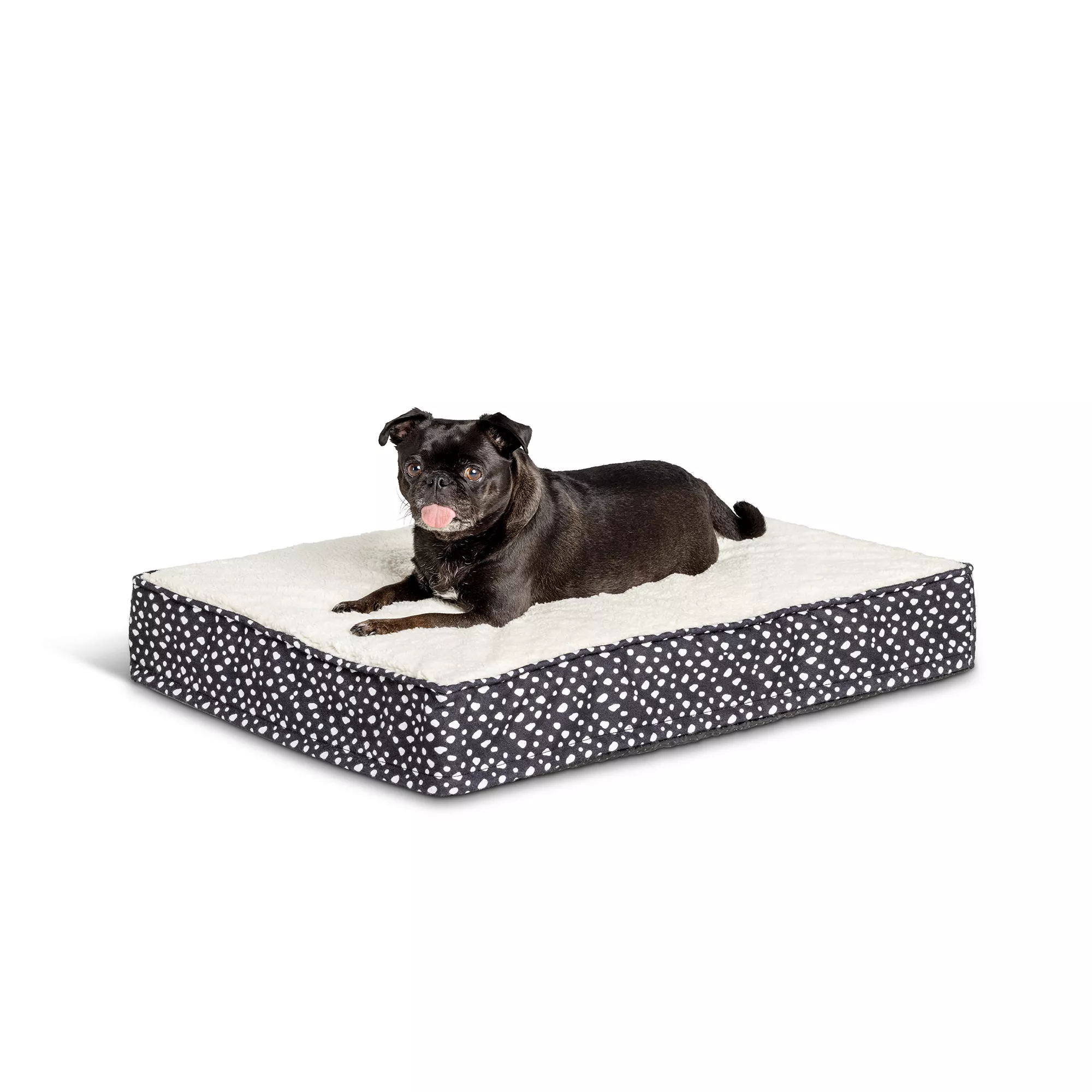 Top Paw® Dotted Orthopedic Mattress Dog Bed