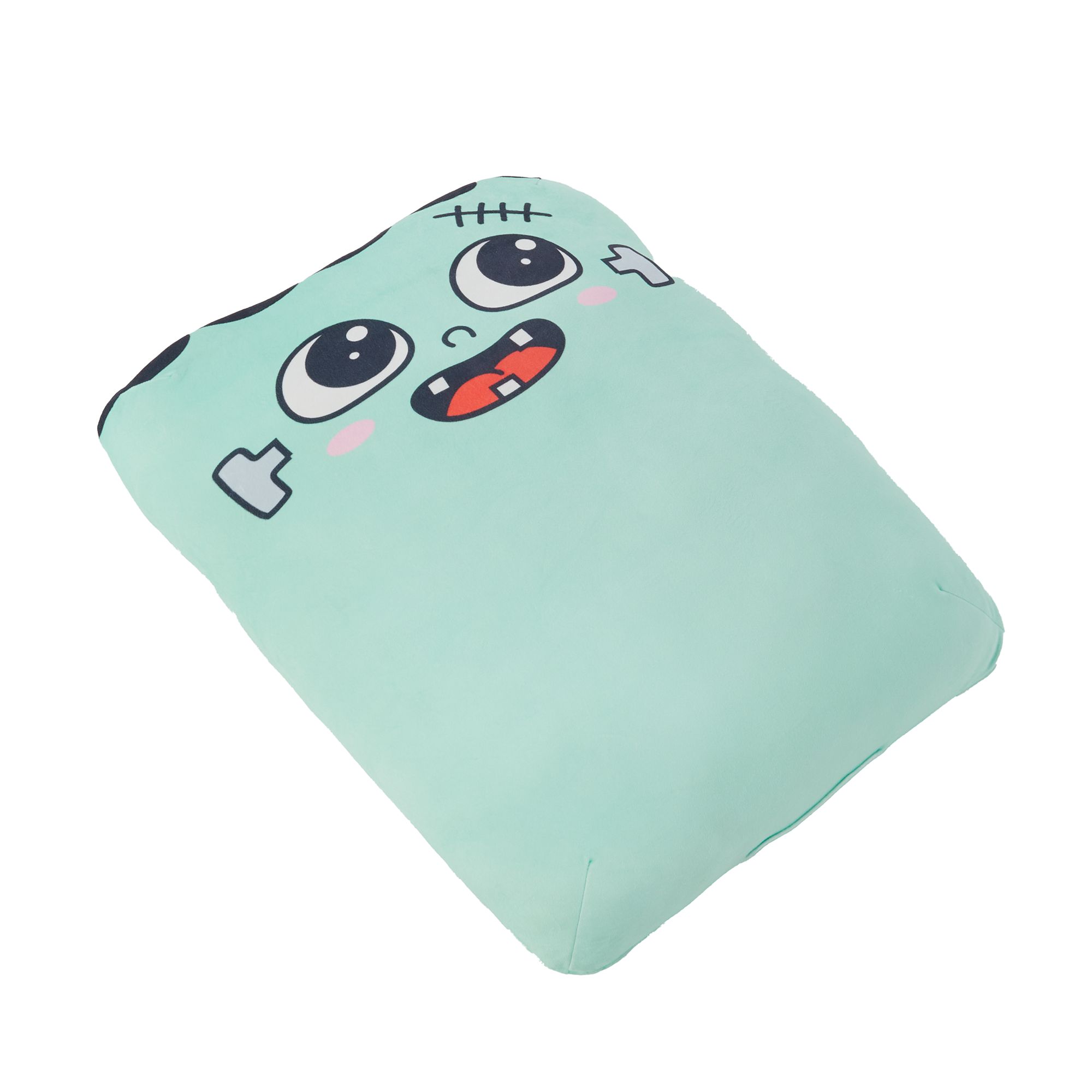 Thrills & Chills™ Halloween Green Frankenstein Squishy Pillow Dog & Cat Bed dog Cuddler Beds