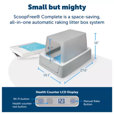 Product PetSafe ScoopFree® Crystal Smart Front-Entry Self-Cleaning Litter Box - Disposable Tray and Hood