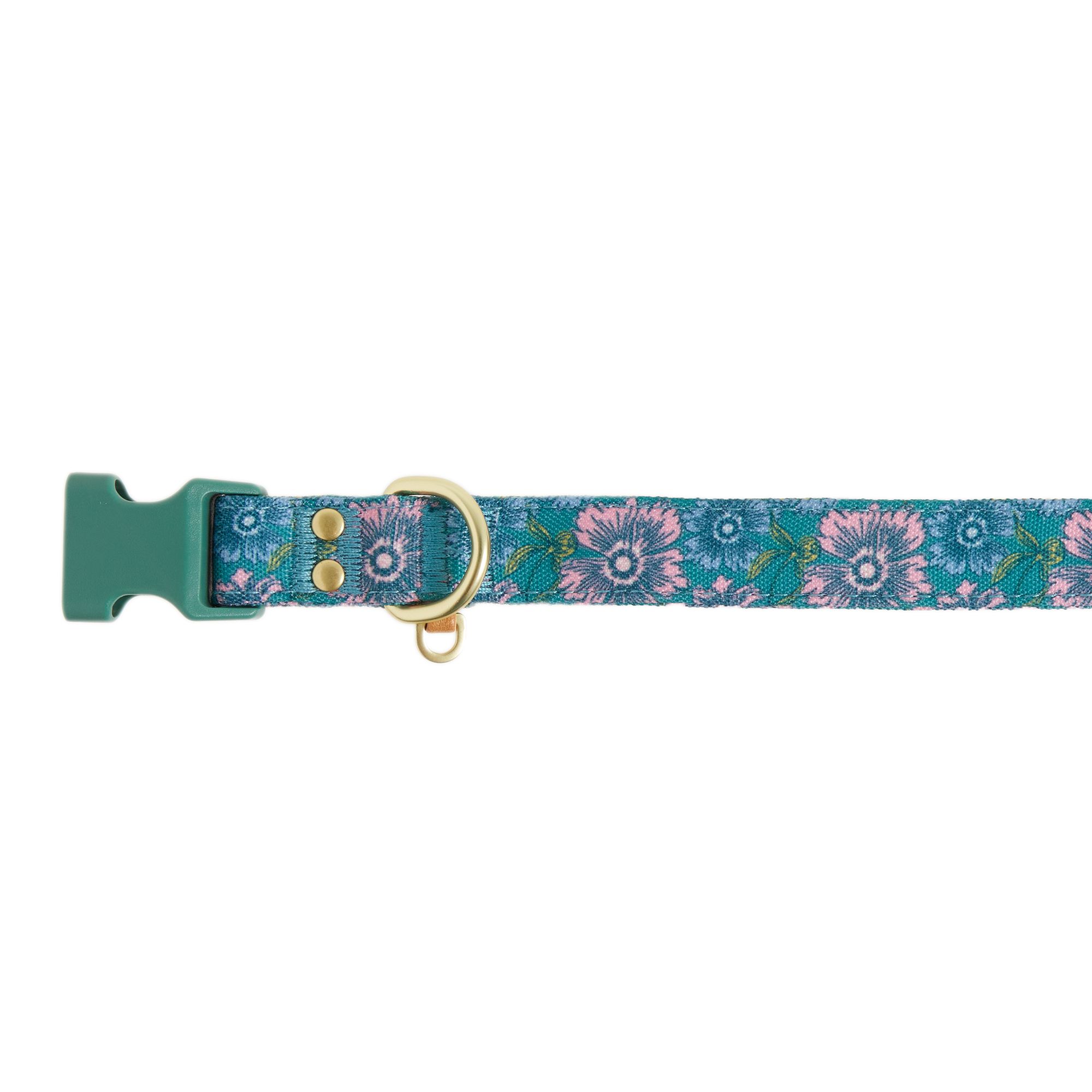 Top Paw® Blue Flowers Dog Collar dog Collars PetSmart