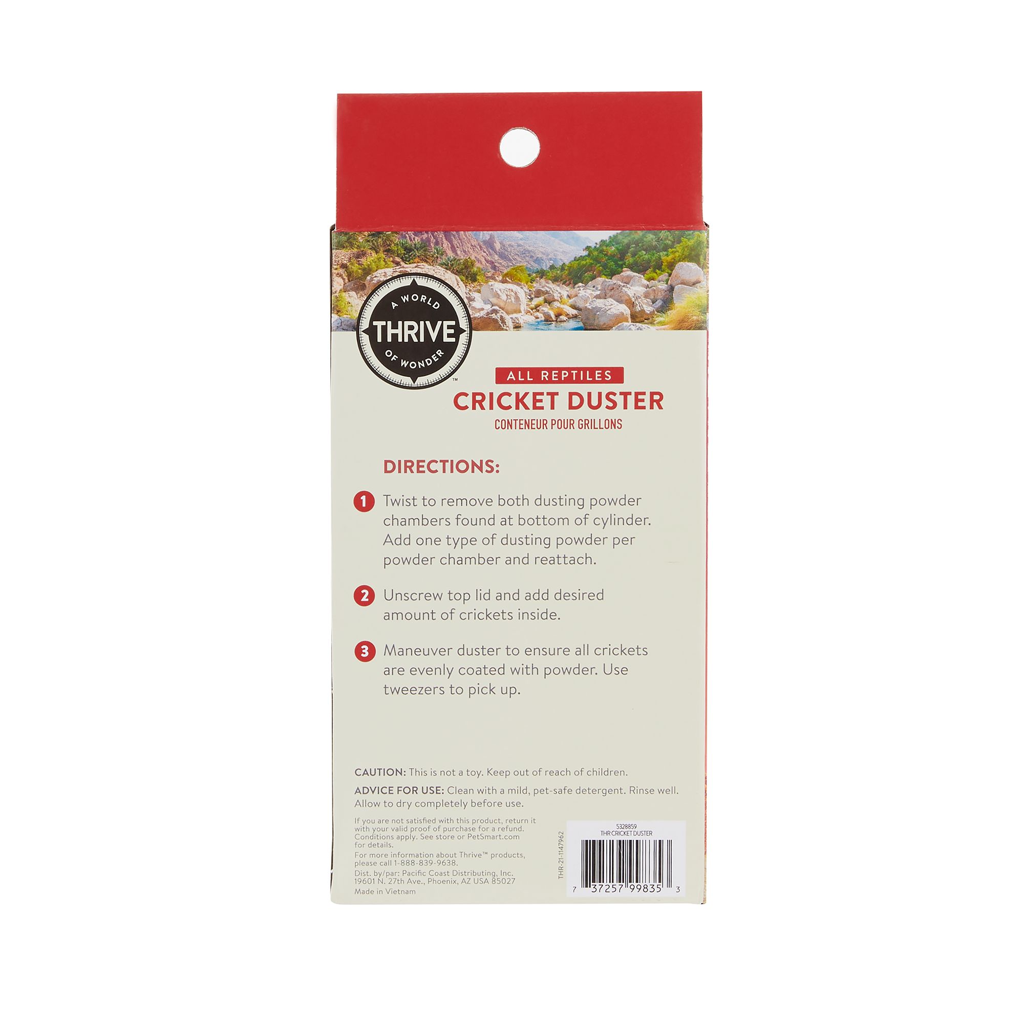 Thrive Cricket Duster - Live Crickets & Reptile Calcium Supplement Tool - thumbnail 2