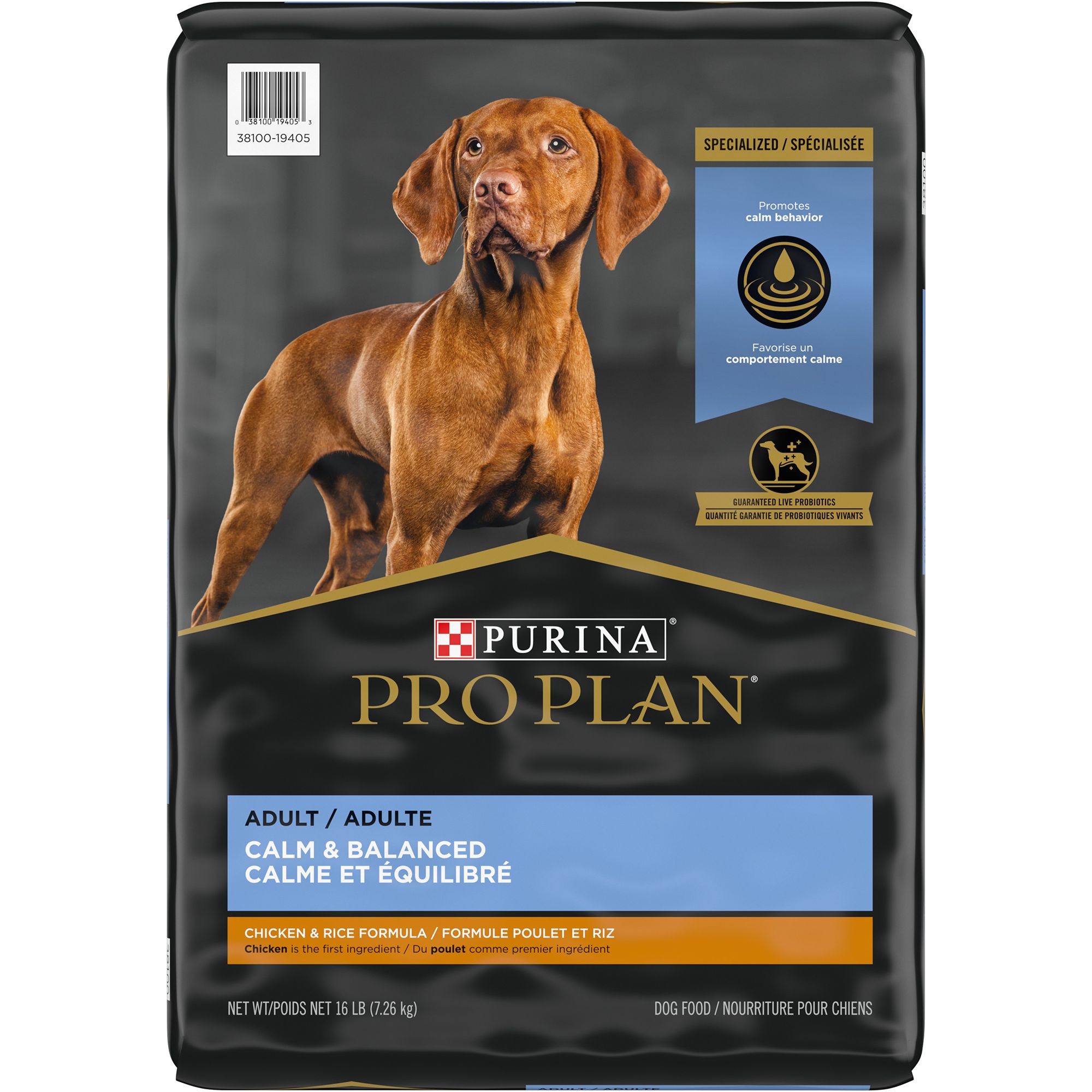 Purina Pro Plan Calm Balanced Adult Dry Dog Food Calming Chicken Rice