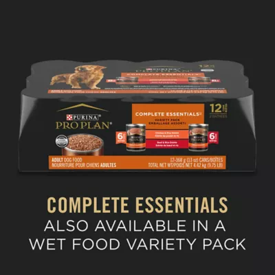 Product Purina Pro Plan Complete Essentials Beef & Rice Entrée, Wet Dog Food