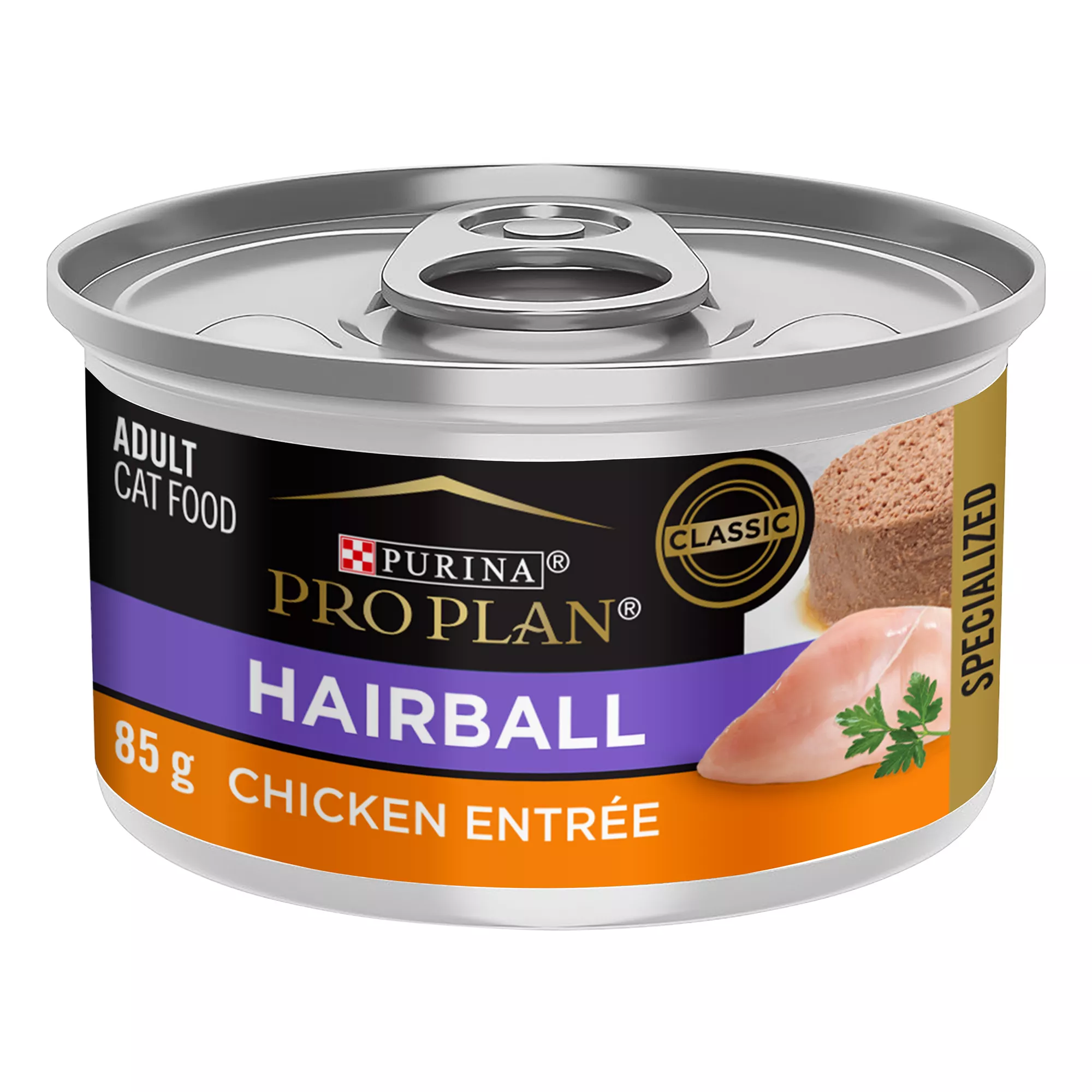 Purina Pro Plan Classic Hairball Control Adult Wet Cat Food - Chicken