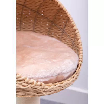 Product PetPals 30-in Lookout Cat Tree Bed, Beige