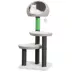 PetPals 50-in Tundra Cat Tree, Grey image thumbnail 1