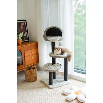Product PetPals 50-in Tundra Cat Tree, Grey