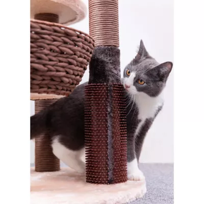 Product PetPals 49-in Pharoah Cat Tree, Brown