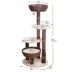 PetPals 49-in Pharoah Cat Tree, Brown image thumbnail 5