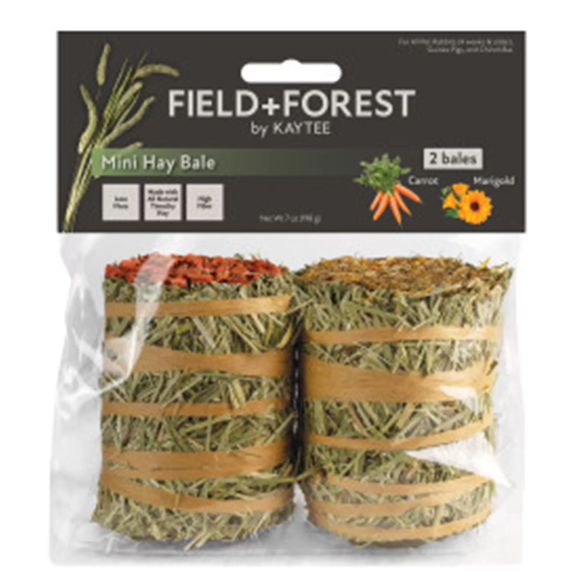 Field+Forest by Kaytee Mini Hay Bales - 2pk