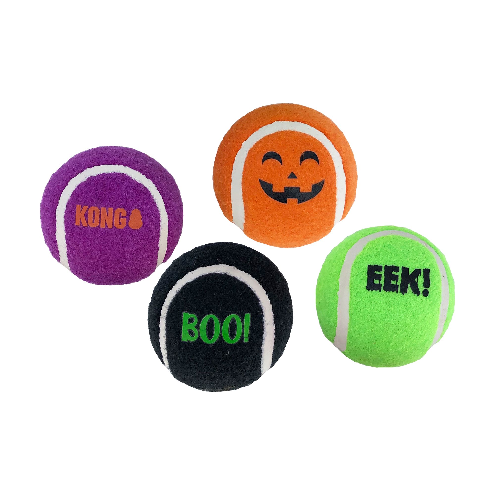 KONG® Halloween Sport Balls Dog Toy 3 Pack (COLOR VARIES) dog Fetch