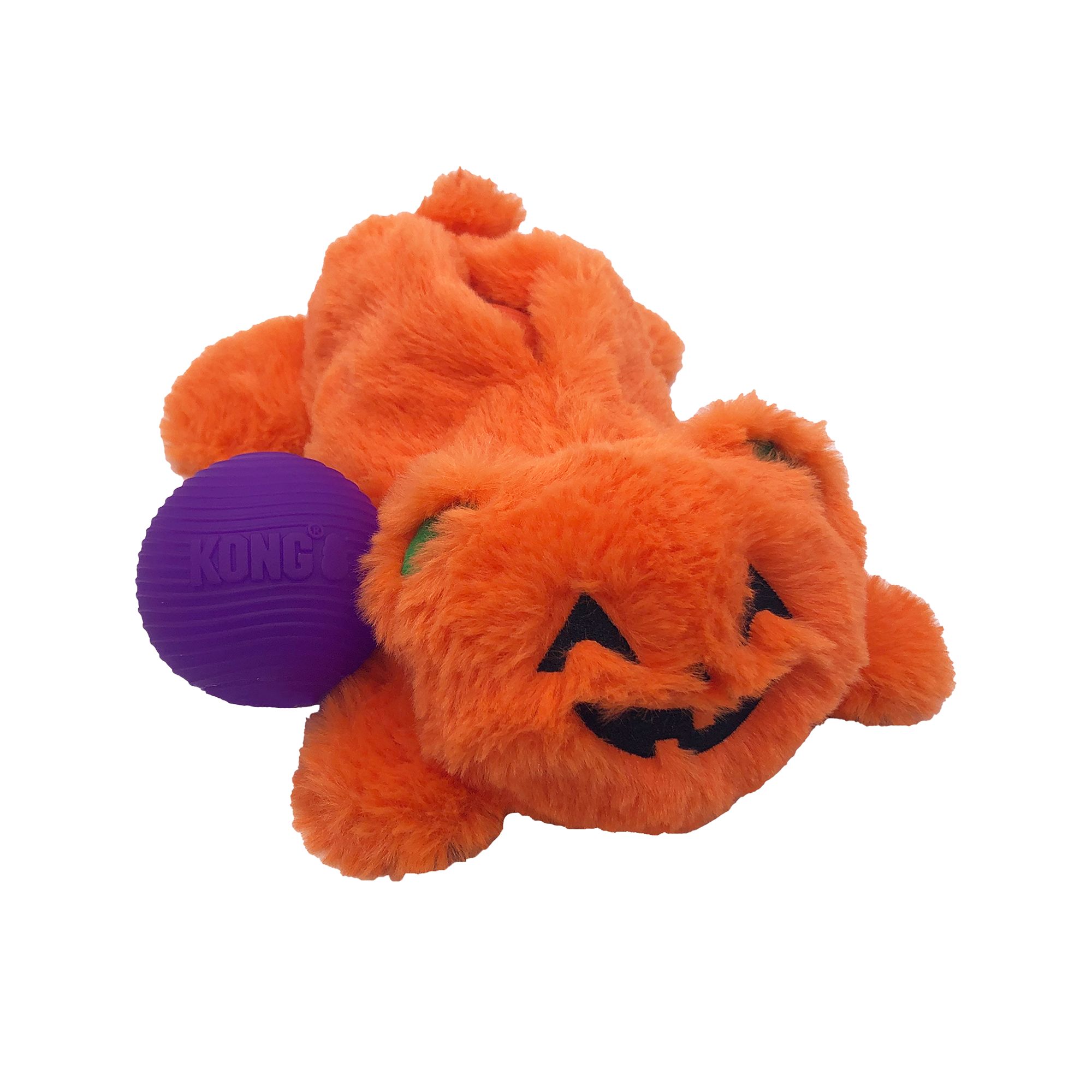 KONG® Halloween Cozie Pumpkin Dog Toy Squeaker dog Plush Toys