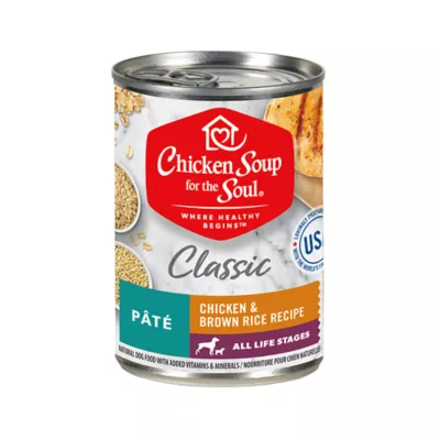 Product Chicken Soup for the Soul Classic All Life Stages Wet Dog Food - Pate, Chicken & Brown Rice 13 Oz.