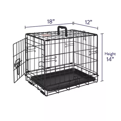 Product Top Paw® Single Door Folding Wire Dog Crate