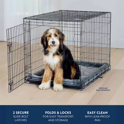 Top Paw® Single Door Folding Wire Dog Crate - Image 6