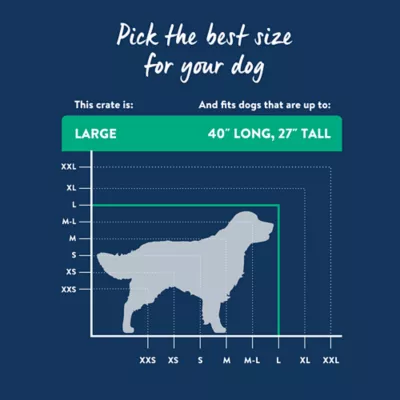 Top Paw® Single Door Folding Wire Dog Crate - Image 7