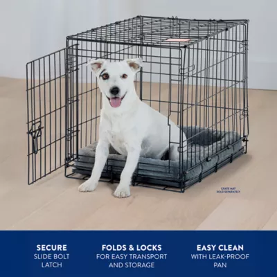 Top Paw® Single Door Folding Wire Dog Crate - Leak Prof Tray; Metal, Collapsible, X-Small - XX Large - Image 6