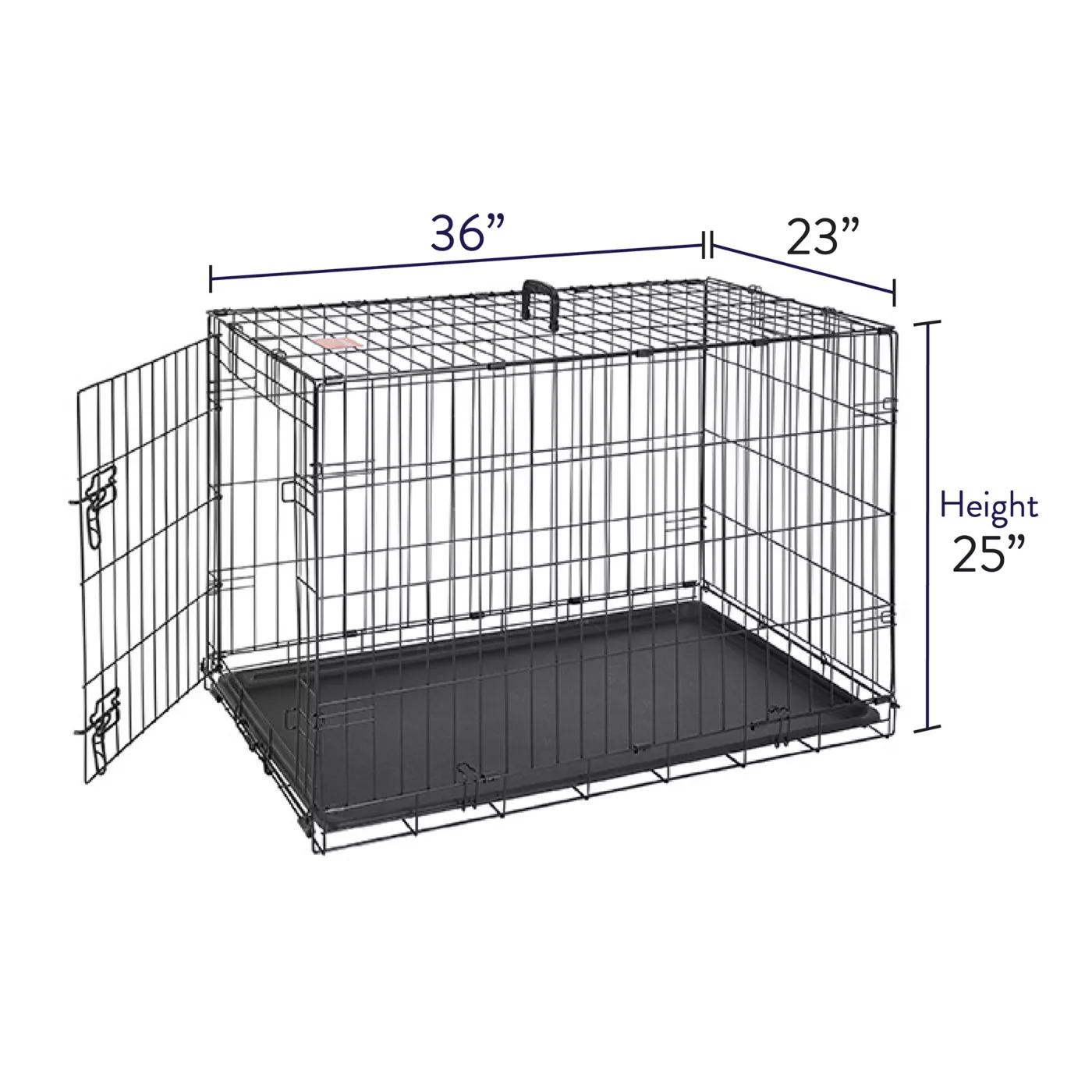 Large wire dog kennel dimensions best sale