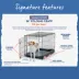 Top Paw® Single Door Folding Wire Dog Crate - Leak Prof Tray; Metal, Collapsible, X-Small - XX Large image thumbnail 5
