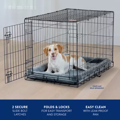 Top Paw® Single Door Folding Wire Dog Crate - Leak Prof Tray; Metal, Collapsible, X-Small - XX Large - Image 6