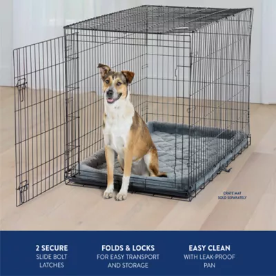 Top Paw® Single Door Folding Wire Dog Crate - Leak Prof Tray; Metal, Collapsible, X-Small - XX Large - Image 7