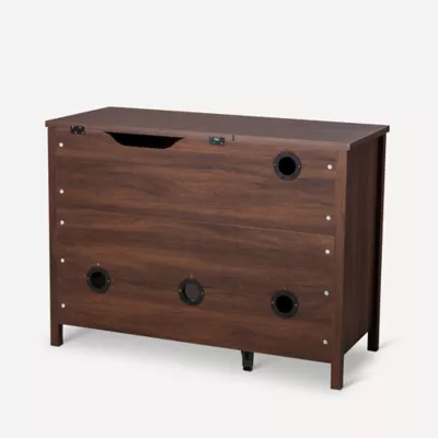 Product Nate & Jeremiah Spiced Mahogany Universal Console - Up to 37G