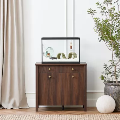 Product Nate & Jeremiah Spiced Mahogany Universal Stand - Up to 37G