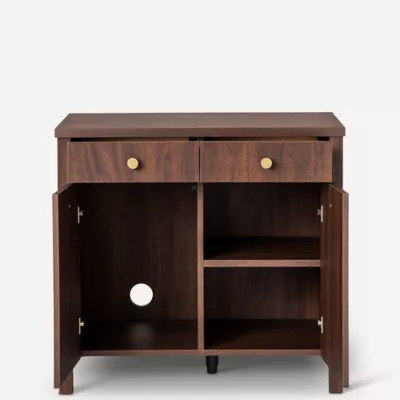Product Nate & Jeremiah Spiced Mahogany Universal Stand - Up to 37G