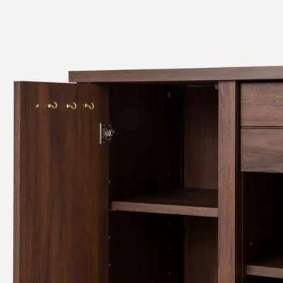 Product Nate & Jeremiah Spiced Mahogany Universal Stand - Up to 37G