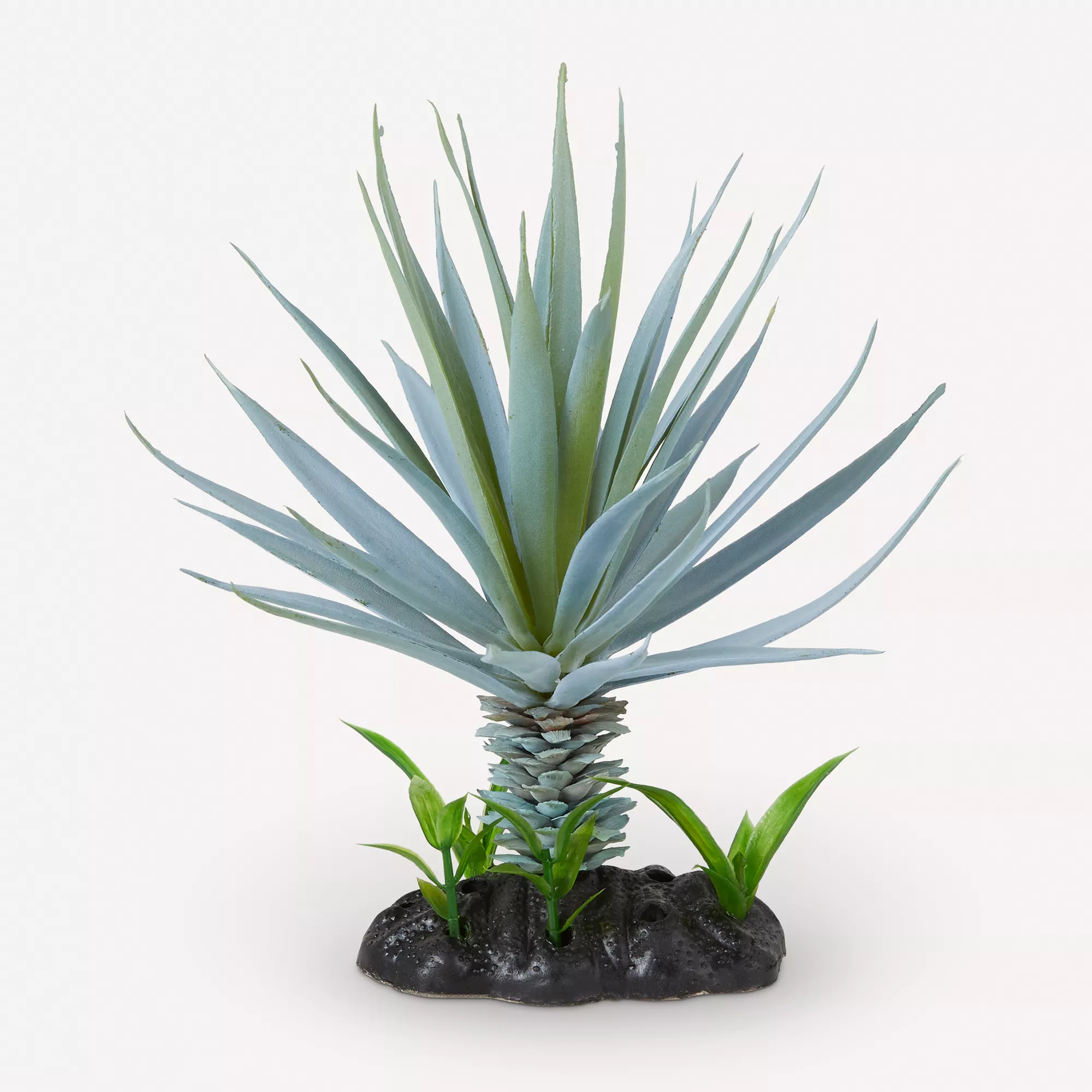 Nate & Jeremiah Blue Agave Plant Reptile & Aquarium Décor - 7.5"