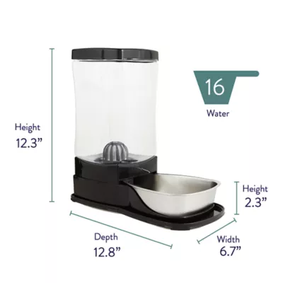 Product Top Paw® Black Gravity Pet Waterer