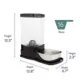 Product Top Paw® Black Gravity Pet Waterer