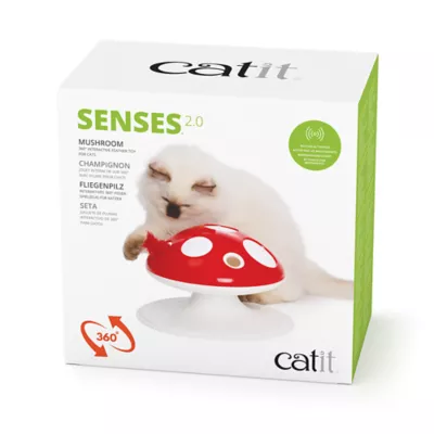 Product Catit® Senses Mushroom Interactive Feather Cat Toy